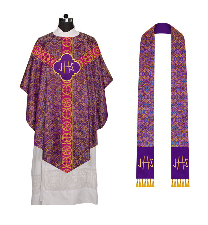 Exquisite Pugin chasuble with Orphrey