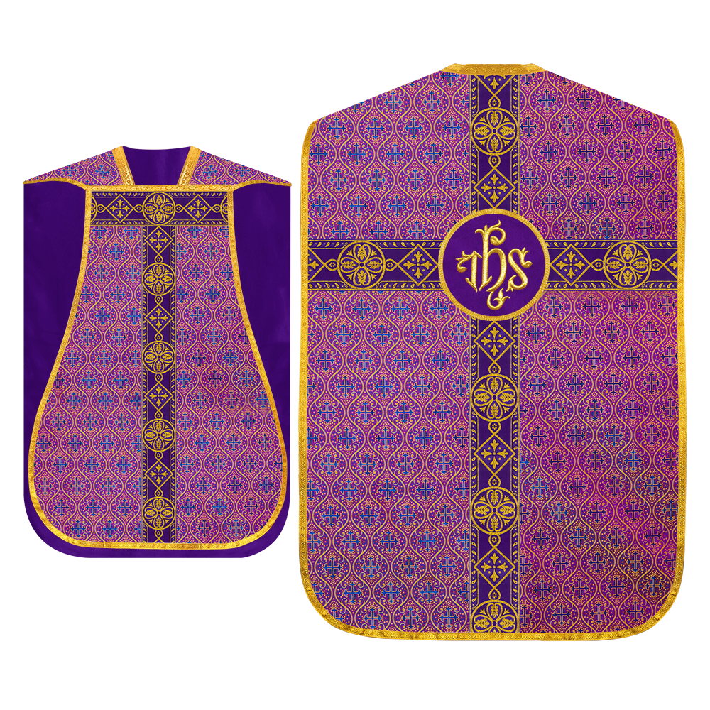 Embroidered Roman Chasuble Vestment