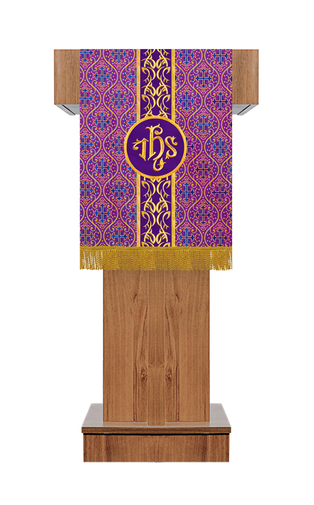 Pulpit/Lectern with Braided Orphrey