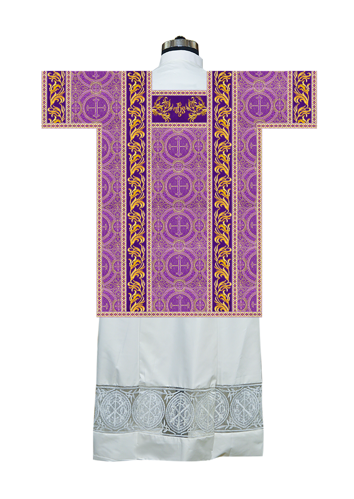 Tunicle Vestment with Woven Braids