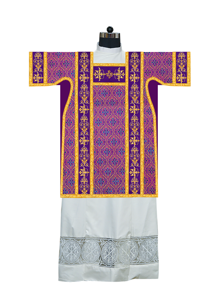 Tunicle Vestment with Adorned Orphrey