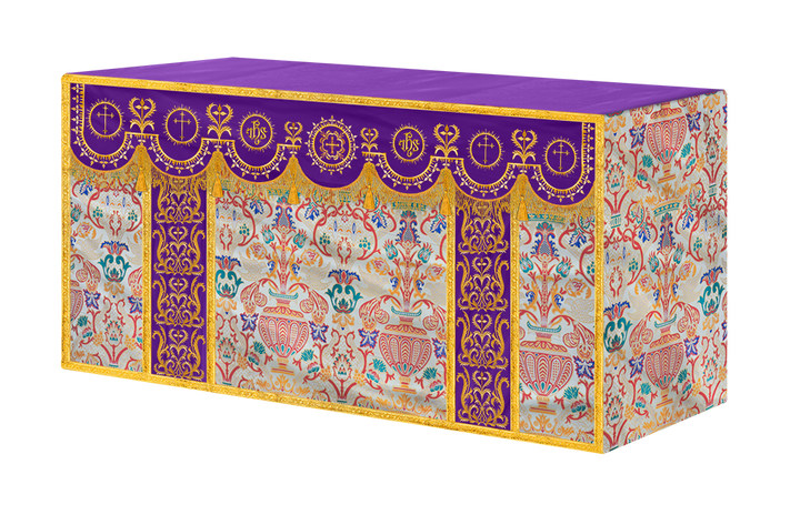 Tapestry Altar Cloth with Woven Braids