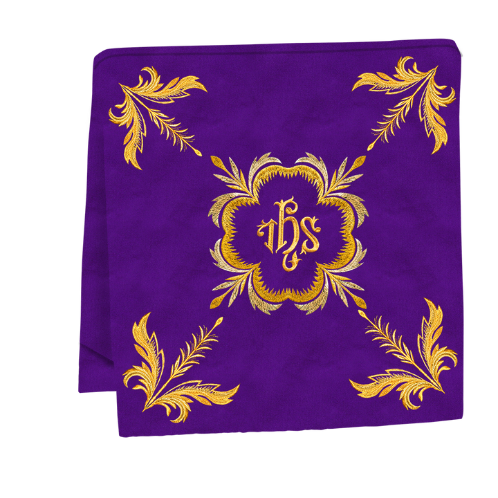 Handcrafted Church Altar Cloth with Detailed Embroidered Trims