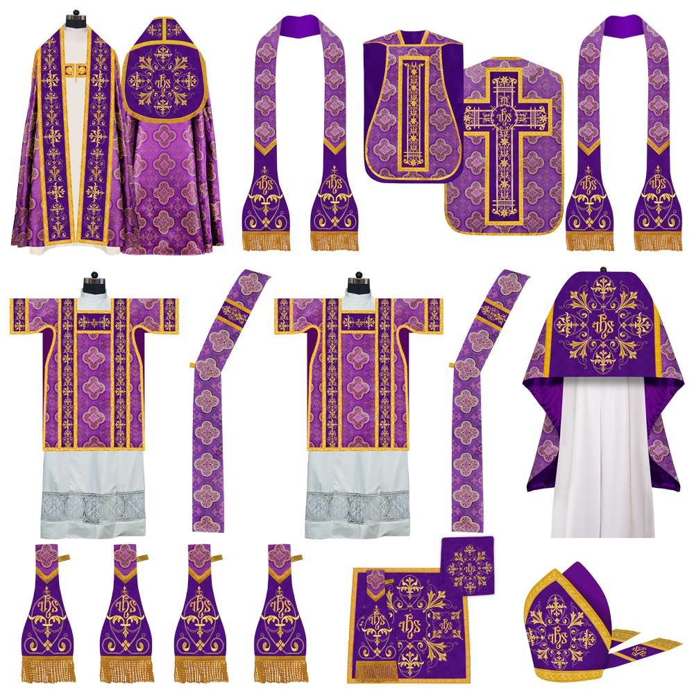 Roman Highline Mass Set with Embroidered Orphrey