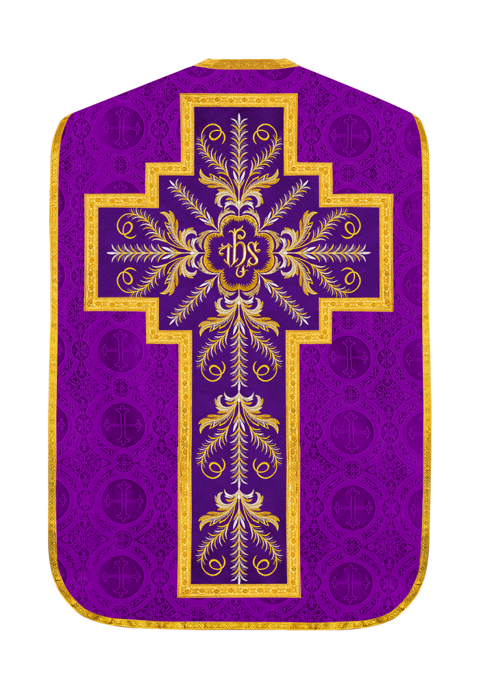 Roman Chasuble with liturgical motifs