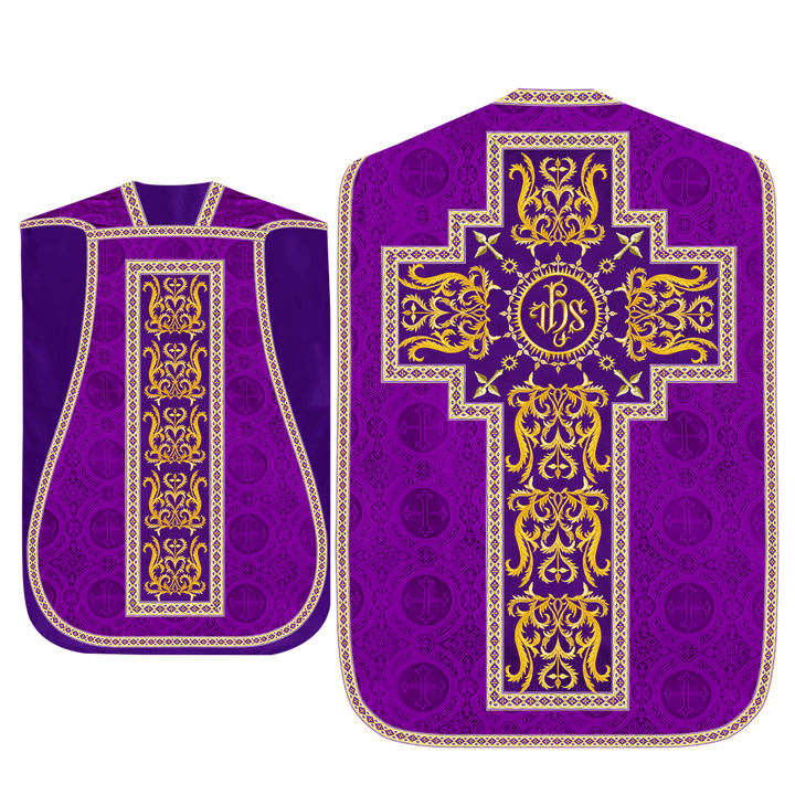 Set of Four Beautiful Roman chasuble vestments