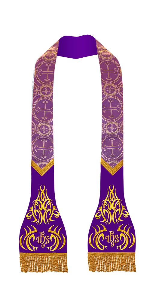 Roman Stole with Spiritual motif