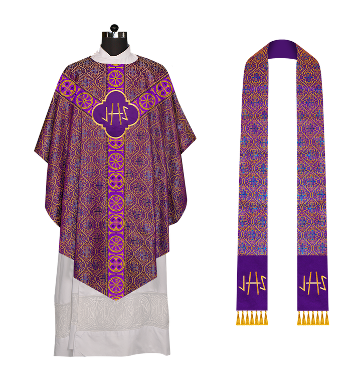 Exquisite Pugin chasuble with Orphrey