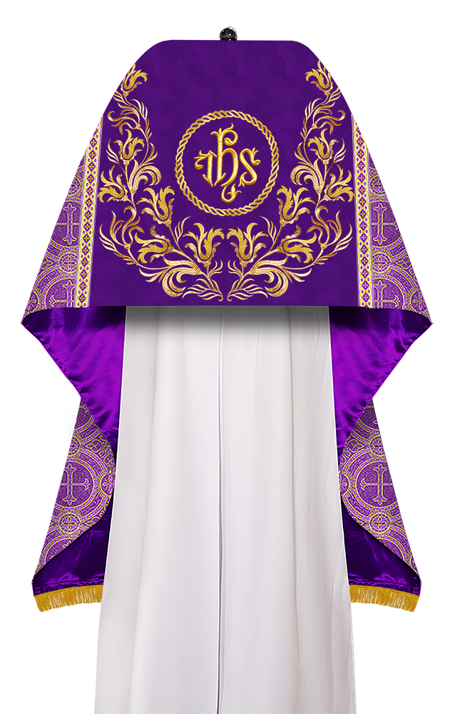 Humeral Veil Vestment with Embroidery Motif