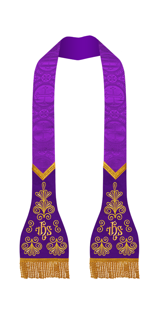 Roman Stole with Liturgical motif