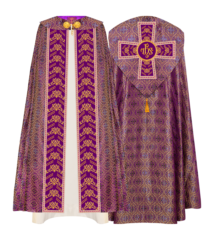 Gothic Cope Vestments With Adorned Motifs