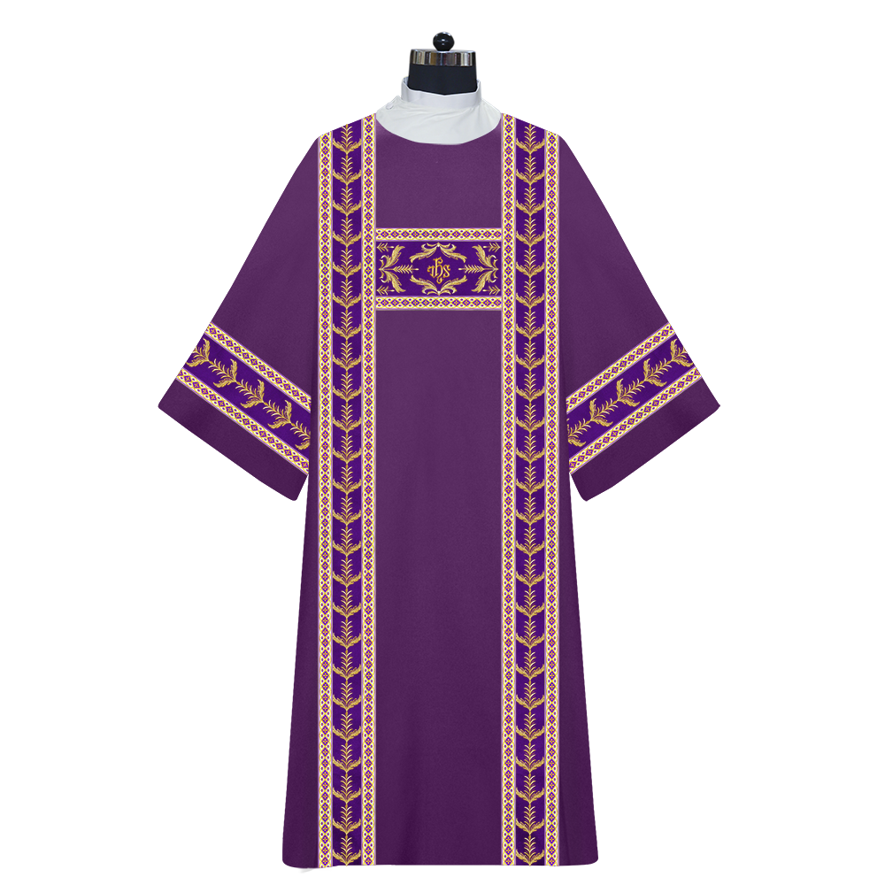 Dalmatics Vestments With Adorned Orphrey and Trims