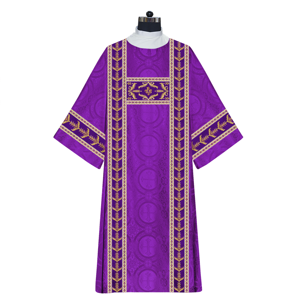 Dalmatics Vestments With Adorned Orphrey and Trims