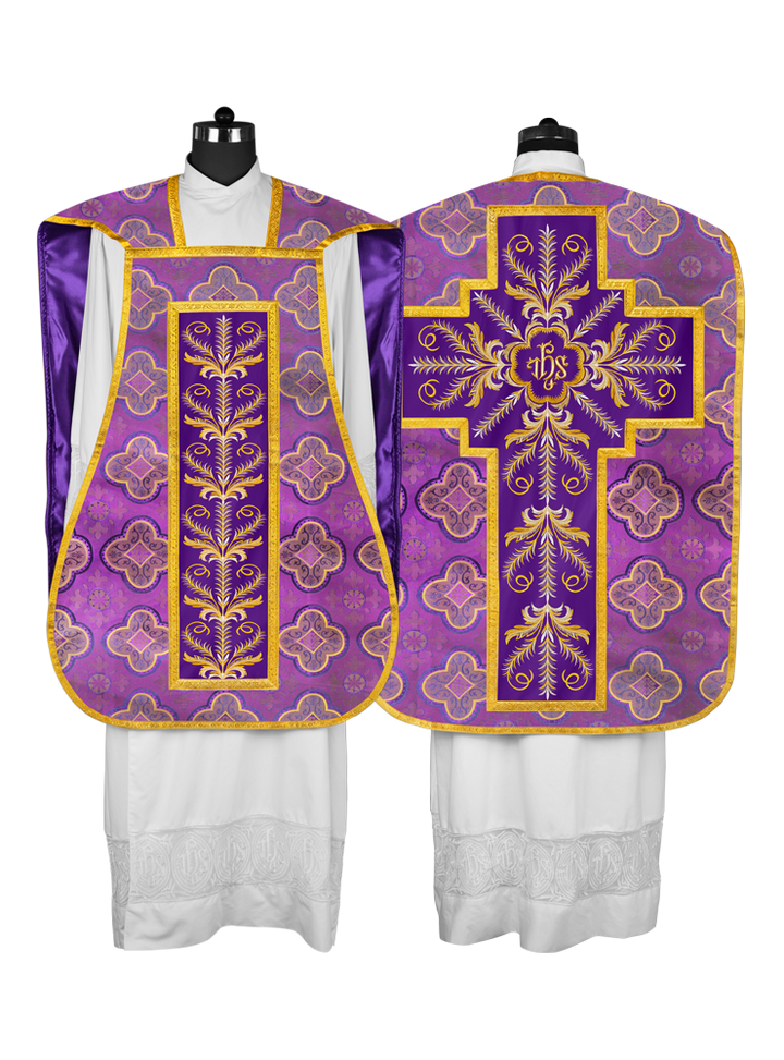 Roman Chasuble with liturgical motifs