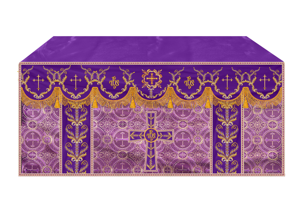 Church Altar Parament with Trims