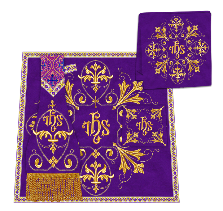Altar Cloth with Spiritual Motif and Trims