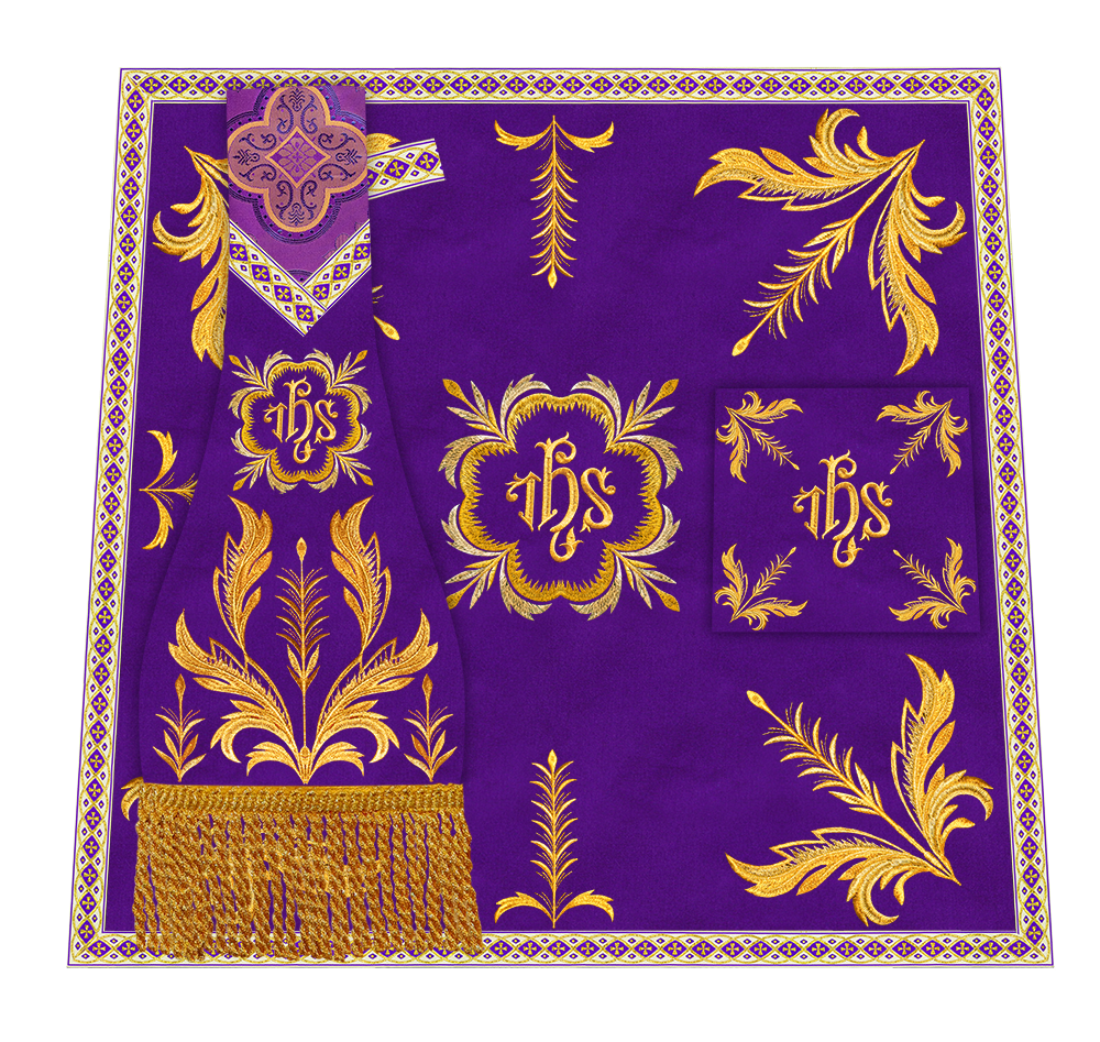 Borromean Chasuble Vestment With Liturgical Trims