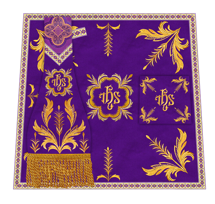 Borromean Chasuble Vestment With Liturgical Trims