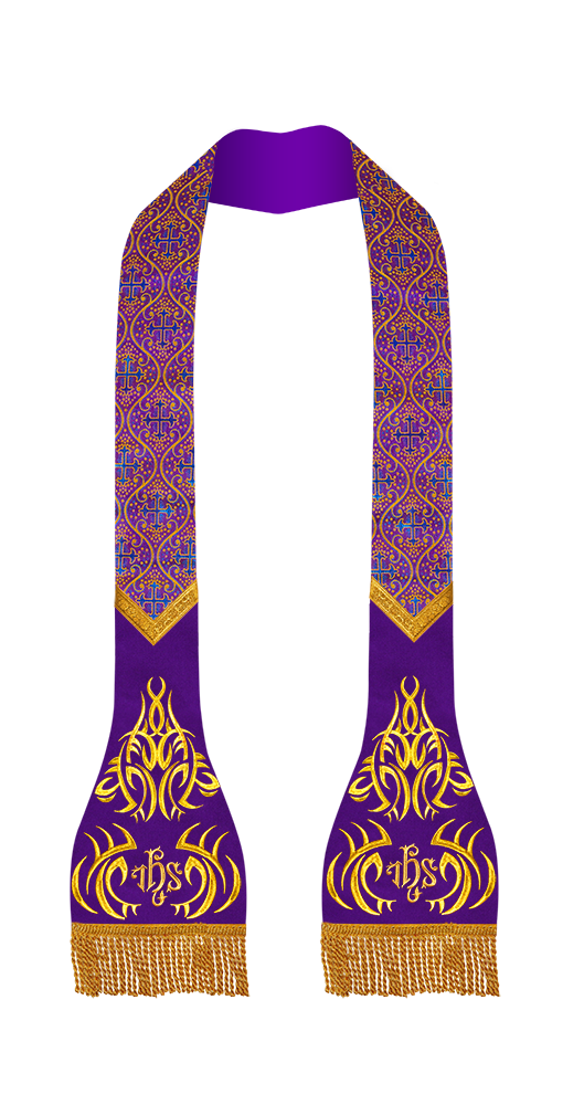 Roman Stole with Spiritual motif