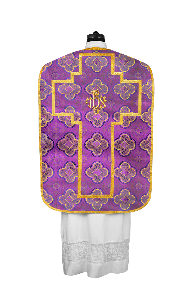 Roman Chasuble with adorned motif