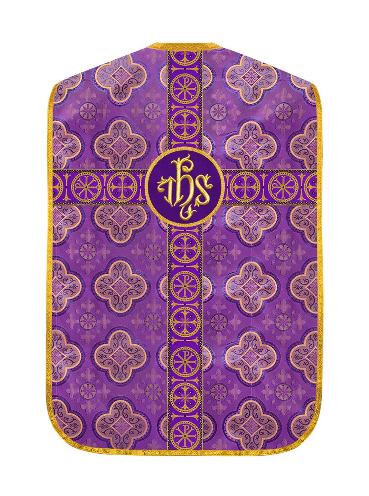 Roman Chasuble with Adorned Orphrey