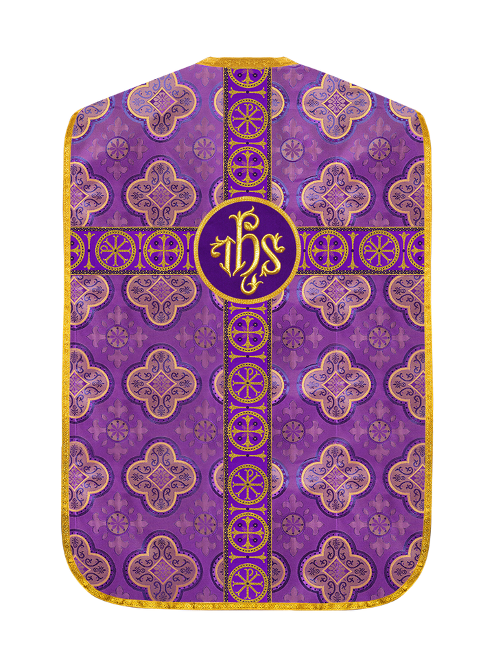 Roman Chasuble with Adorned Orphrey