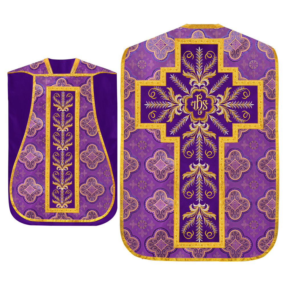 Roman Chasuble with liturgical motifs