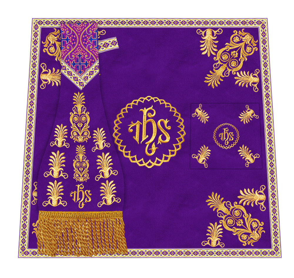 Embroidered Motif and Trims Mass set