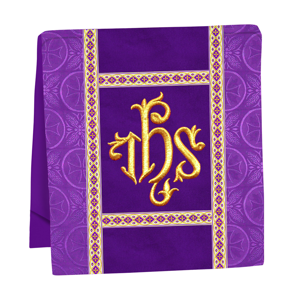 Traditional Altar Mass Set with  Embroidered Motifs