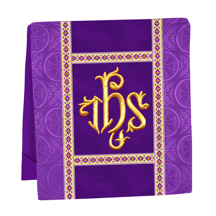 Traditional Altar Mass Set with  Embroidered Motifs