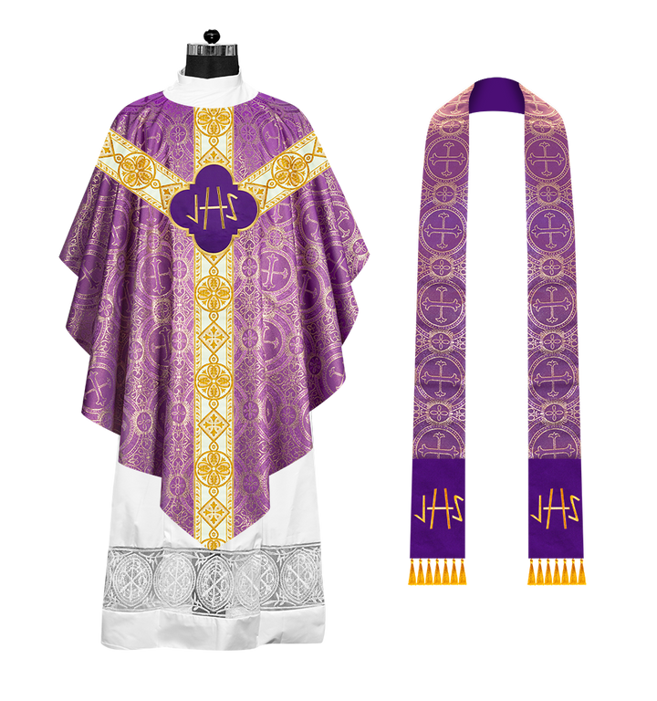 Ornate Liturgical Pugin Chasuble Vestment