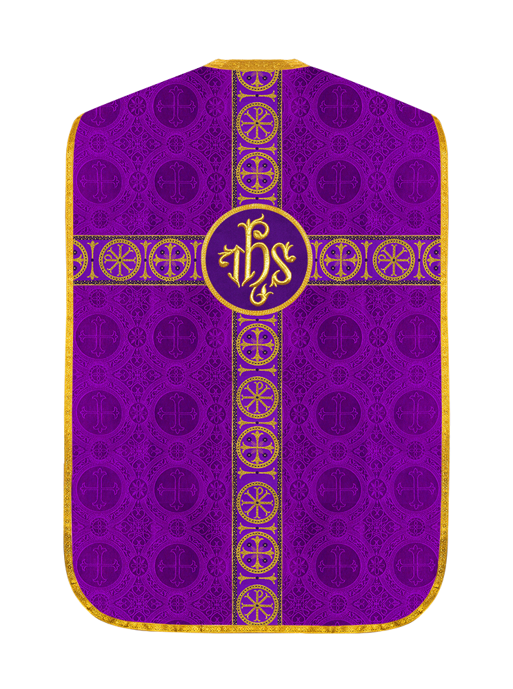 Roman Chasuble with Adorned Orphrey