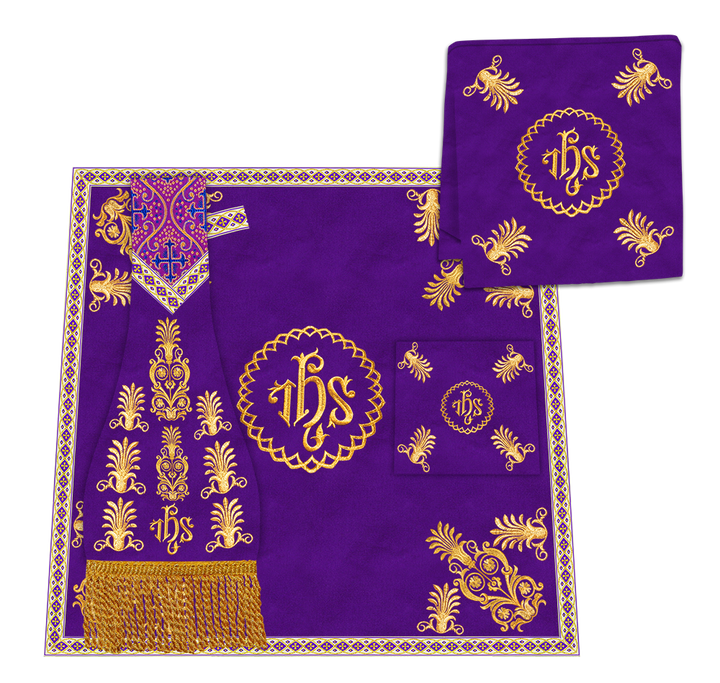 Borromean Chasuble Vestment With Detailed Braids and Trims