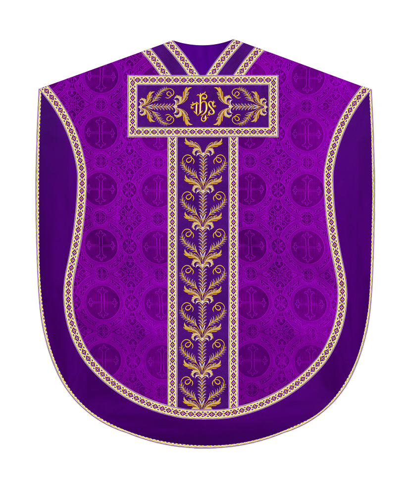 Borromean Chasuble Vestment With Liturgical Trims