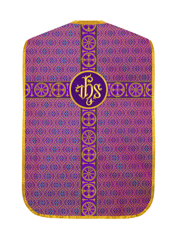 Roman Chasuble with Adorned Orphrey