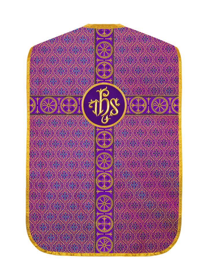 Roman Chasuble with Adorned Orphrey