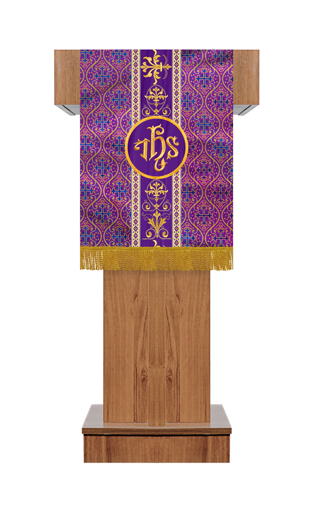 Altar Cloth with Spiritual Motif and Trims