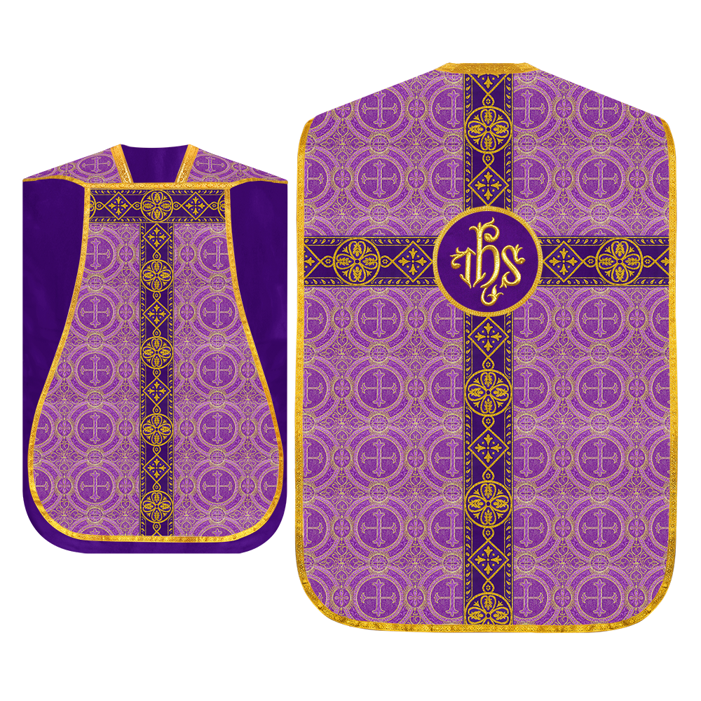 Embroidered Roman Chasuble Vestment