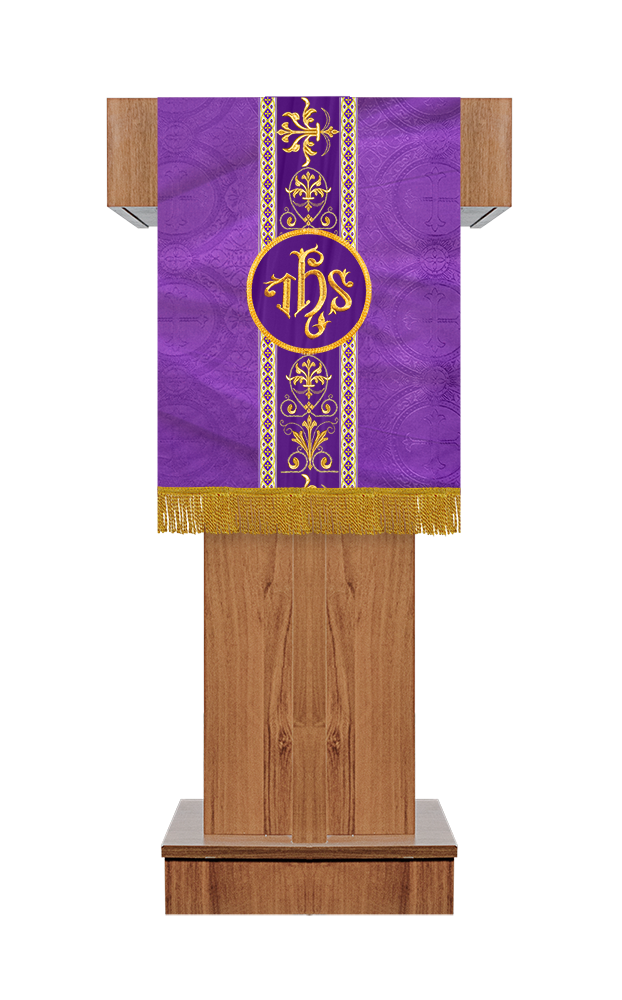 Altar Cloth with Spiritual Motif and Trims