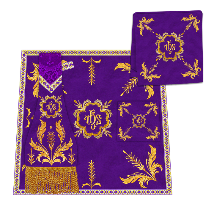 Monastic chasuble Vestments With Detailed braids and trims