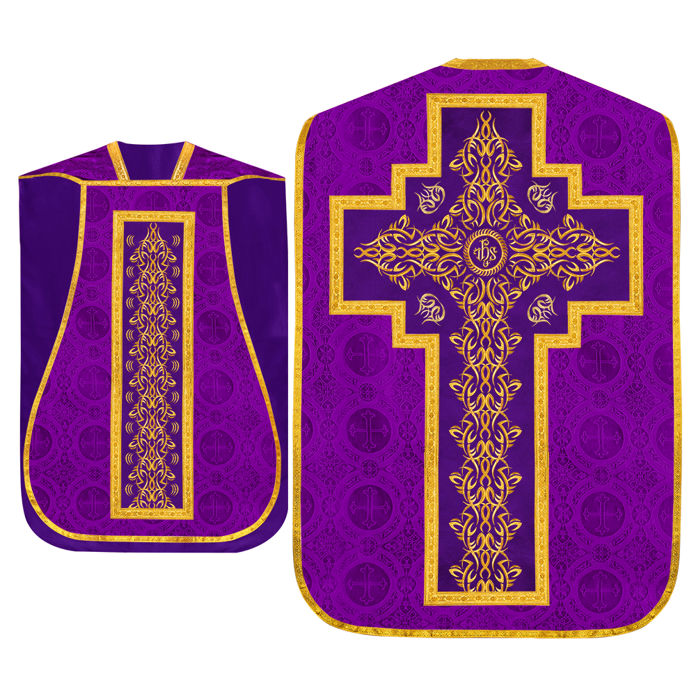 Fiddleback vestment with stole