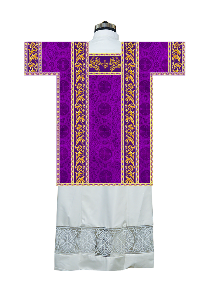 Tunicle Vestment with Woven Braids