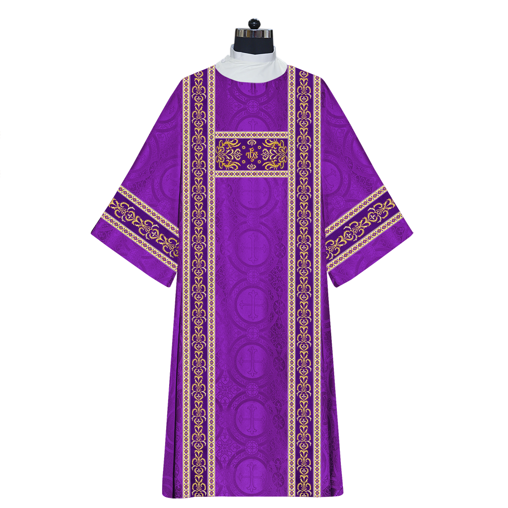 Dalmatics Vestments Enhanced With Woven Braids