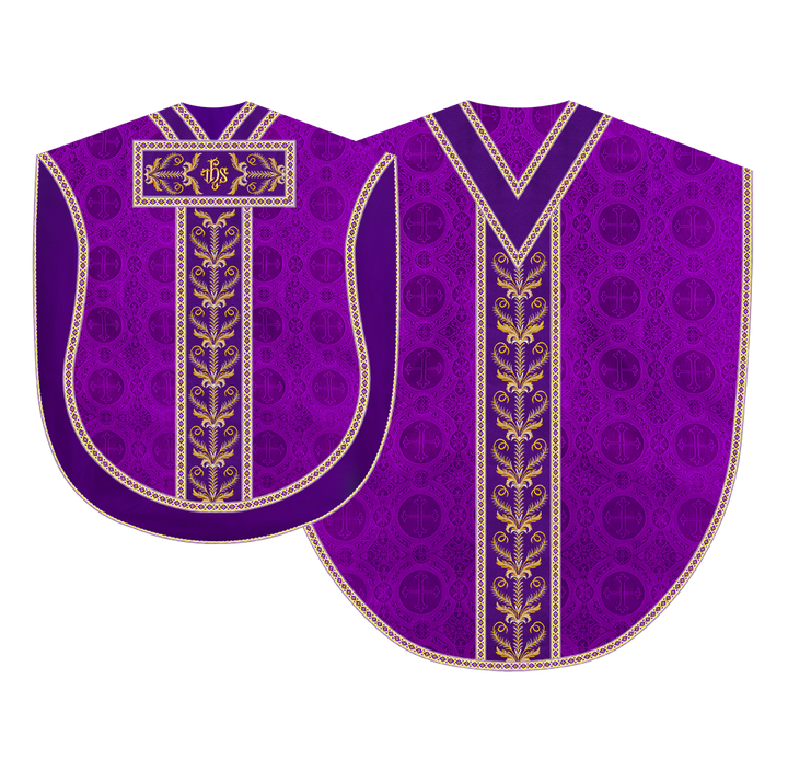 Borromean Chasuble Vestment With Liturgical Trims