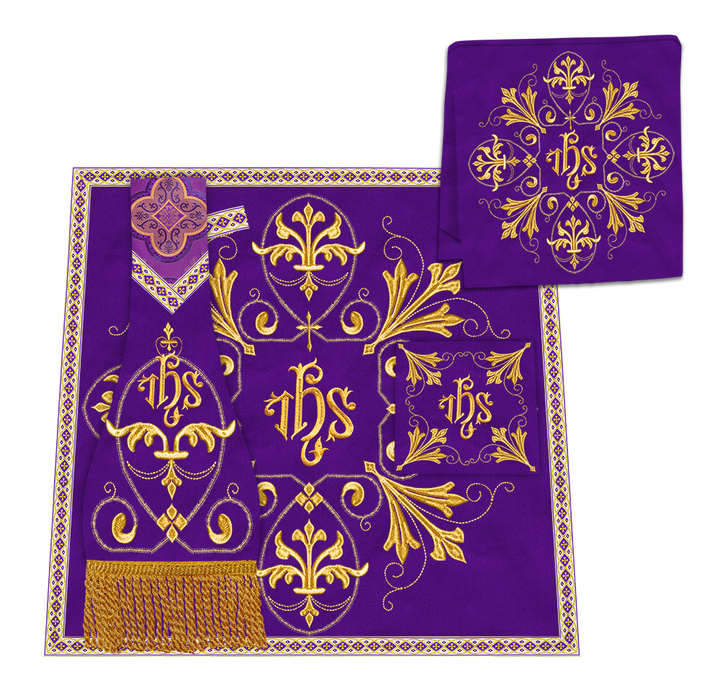 Altar Cloth with Spiritual Motif and Trims
