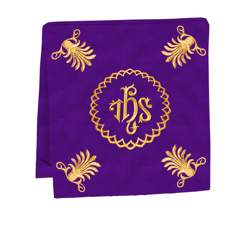 Liturgical Church Mass Set with Ornate Embroidered Details