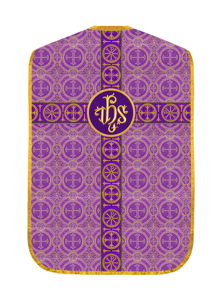 Roman Chasuble with Adorned Orphrey