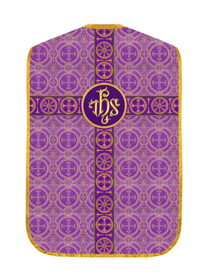 Roman Chasuble with Adorned Orphrey