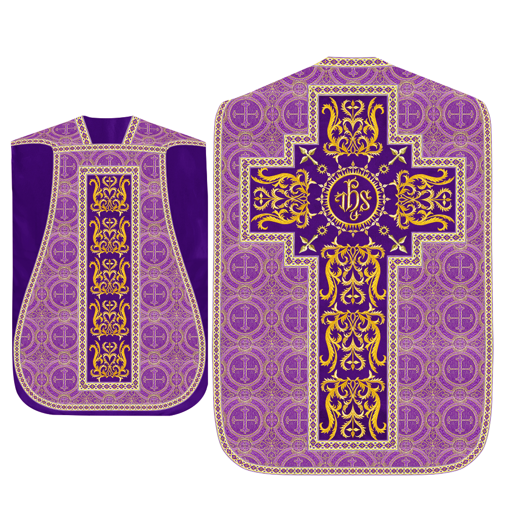 Set of Four Beautiful Roman chasuble vestments