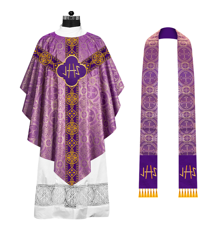 Ornate Liturgical Pugin Chasuble Vestment